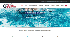 Desktop Screenshot of cfasat.fr